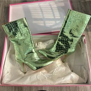 Paris Texas Green Patent Leather 8